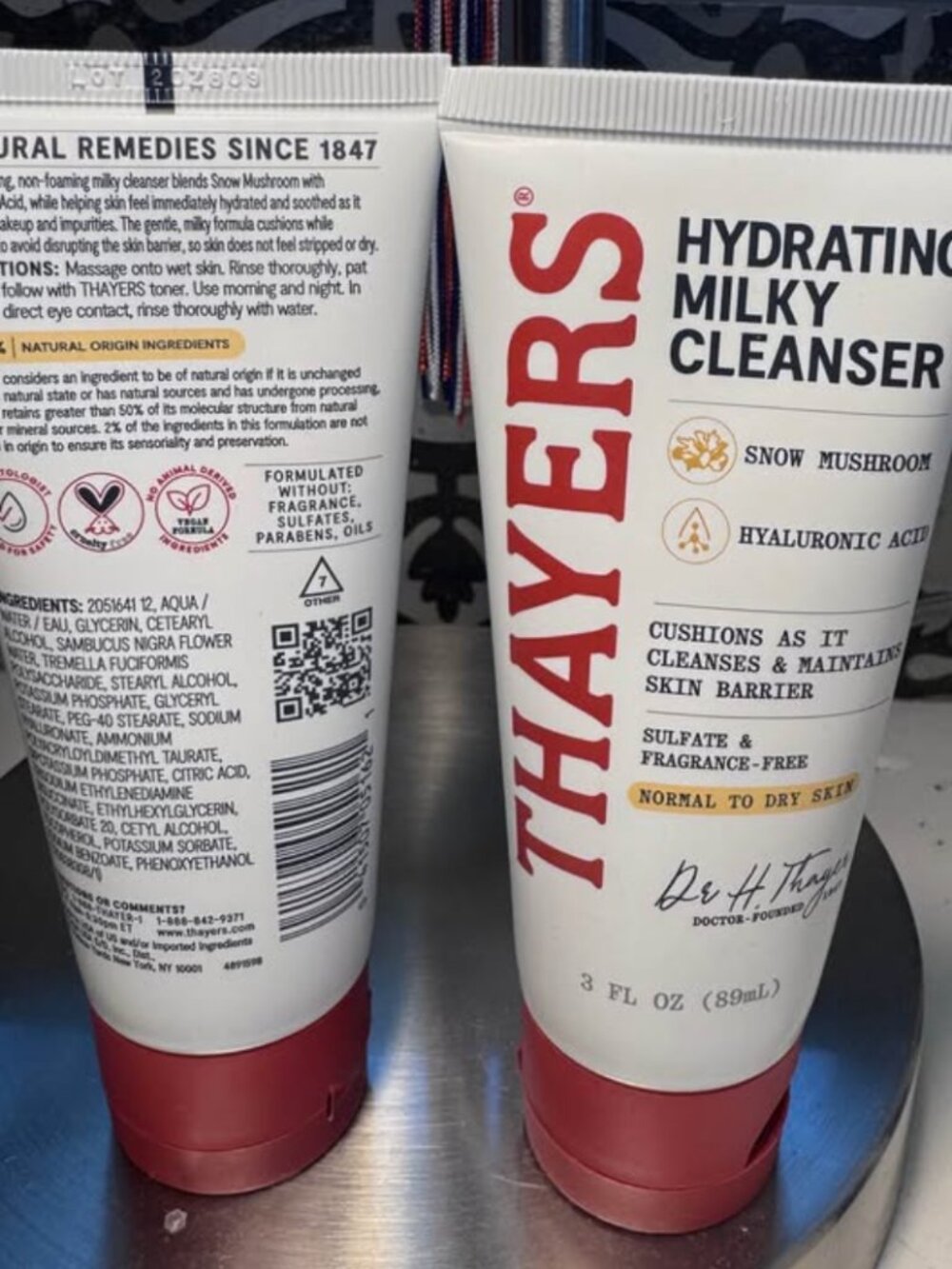 Thayers facial skin cleanser set of 3